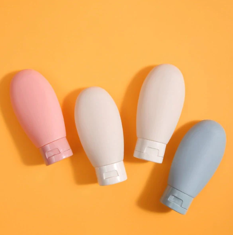 3 pieces travel Silicone Bottles leakproof for Toiletries- 60 ml each